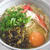 極道めし風ラーメンと高いところでくつろぐにゃんこ