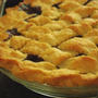 Lattice-topped Blueberry Pie　ラテストップブルーベリーパイ