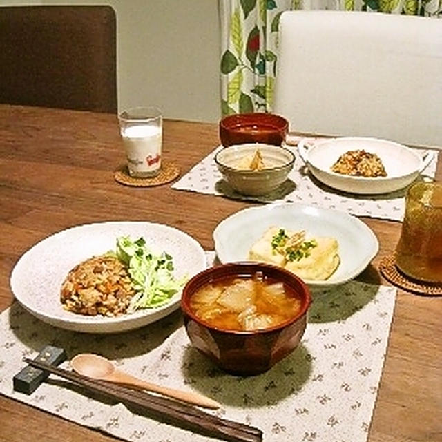 チャーシュー入り炒飯とレシピ掲載のお知らせ