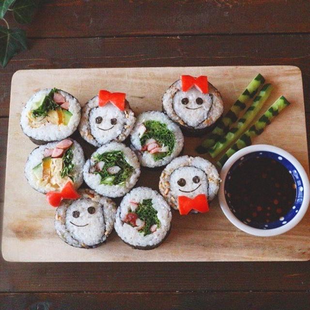 デコ巻き寿司＊