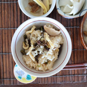 山形県産：山菜おこわ