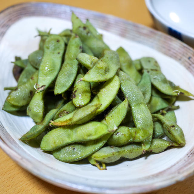 丹波篠山の黒枝豆と枝豆の茹で方&冷凍保存&「立杭で買った器」