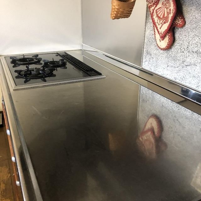 プリン状石鹸でキッチン掃除