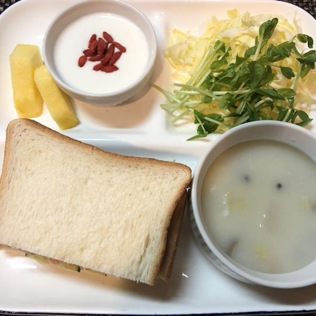 サンドイッチ2種♡休日朝ごはん