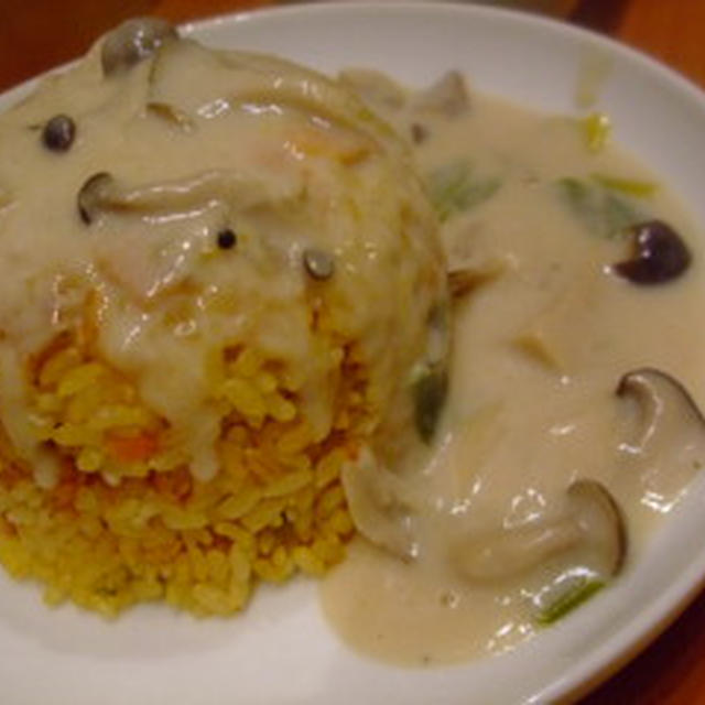 カレー×クリーム★ごはん