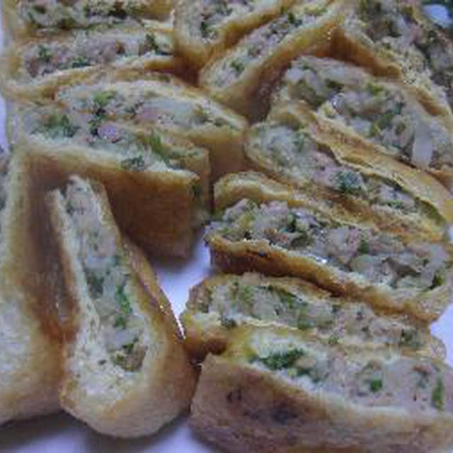 油揚げのシーチキン詰め