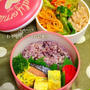 珍しくお弁当♪ブロッコリーの芯できんぴら