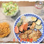【パスタ】と【ミラノ風カツレツ】定食♪＆【杏のタルト】