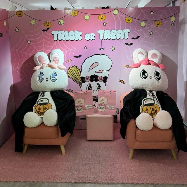 娘に頼まれエスターバニーのPOPUPへ！