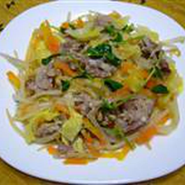 野菜と豚肉の塩麹蒸し☆