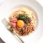 【和えるだけ】たらこと納豆のパスタのレシピ