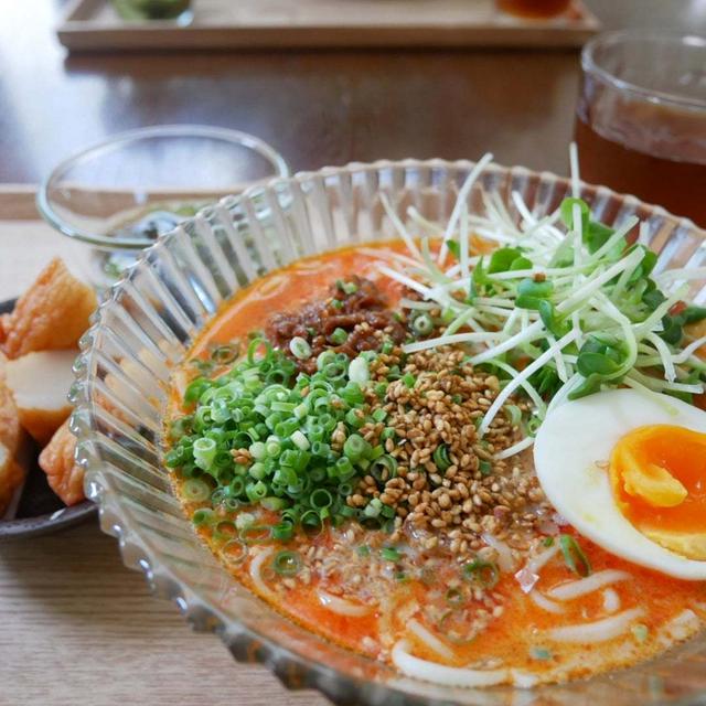 揖保乃糸手延べラーメンで作る冷やし担々麺、昨日の昼ごはん#本日のおうちごはん