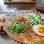 揖保乃糸手延べラーメンで作る冷やし担々麺、昨日の昼ごはん#本日のおうちごはん