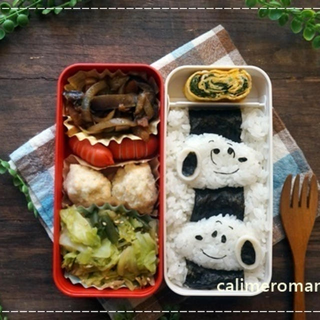 【娘のオベントウ】　スヌーピーのお弁当　to　#ひなまつりはサーモン　インスタグラムフォトコンテストキャンペーン