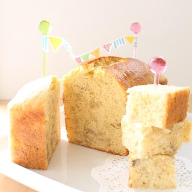 ふんわりバナナケーキ♪