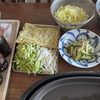 お好み焼きと焼きそば