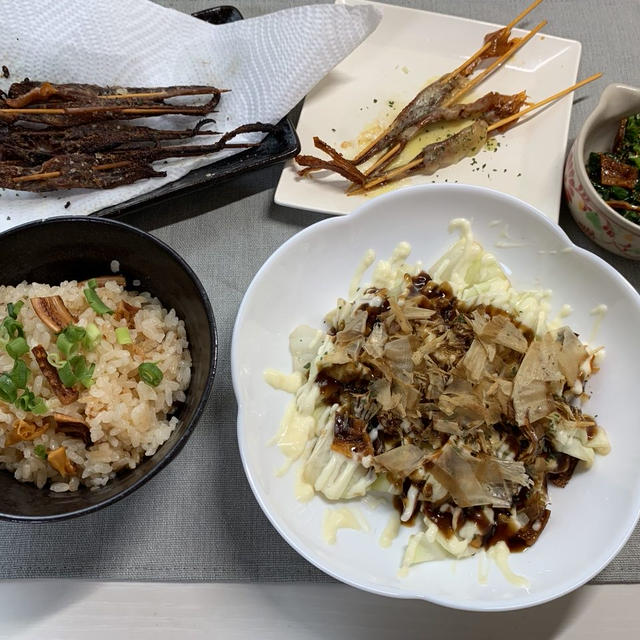 おつまみイカ串de夜ご飯！～アレンジレシピ集～