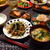 ニラともやしのキムチ風味炒め・茹で鶏の胡麻だれがけ♪