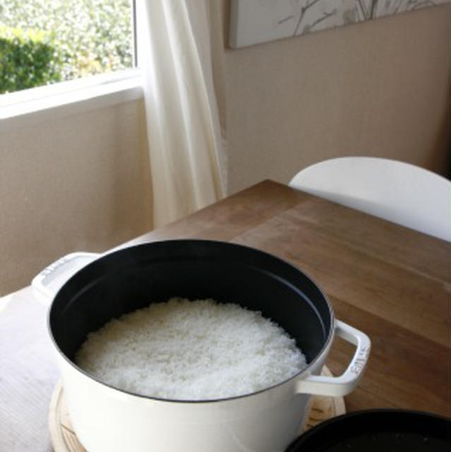 ■　ストウブで炊いた白米　■