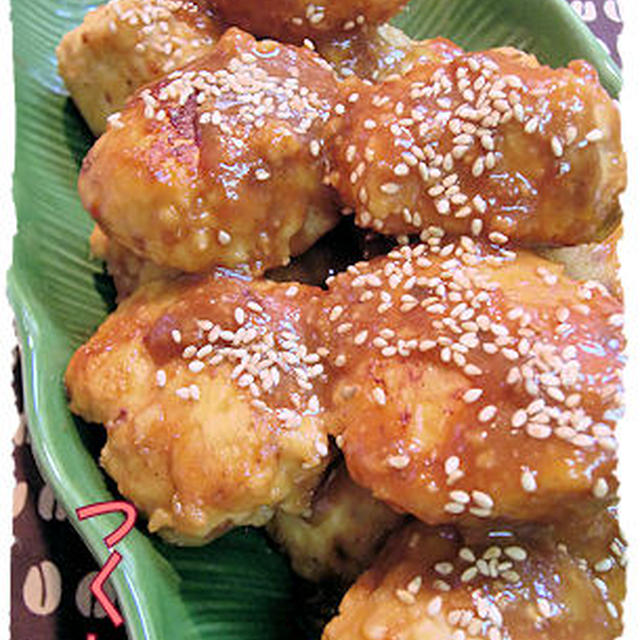 【鶏のつくね】定食♪