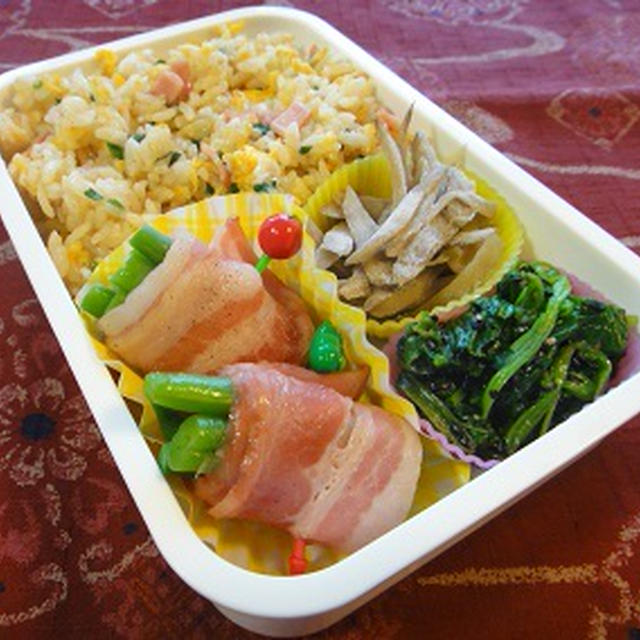６月２０日　炒飯　～　夫＠仕事弁当