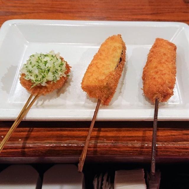 那覇行きが欠航になった日：空港で串揚げ★八丁味處　串の坊★【羽田空港国際線ターミナル店】