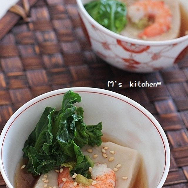 胡麻豆腐は白？それとも黒？どちらがお好み？？