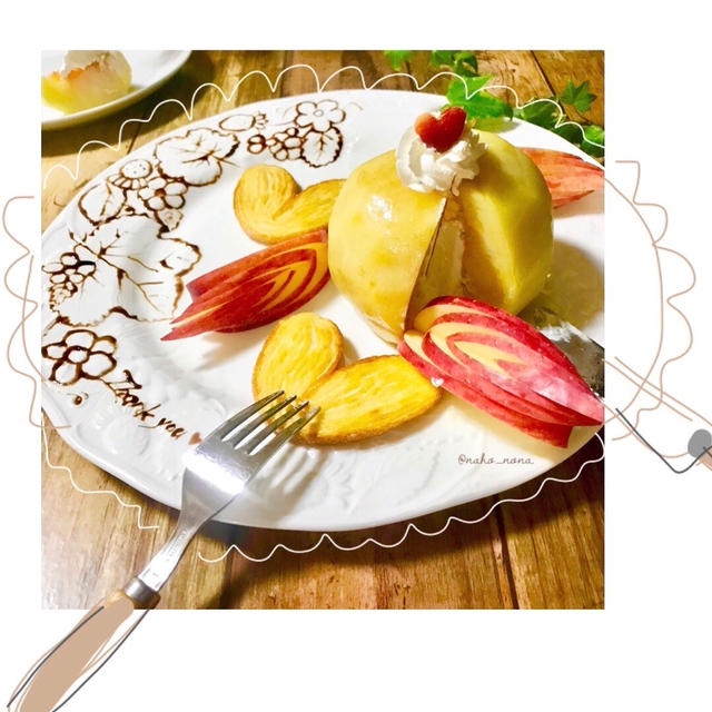 手作り【桃まるごとケーキ】