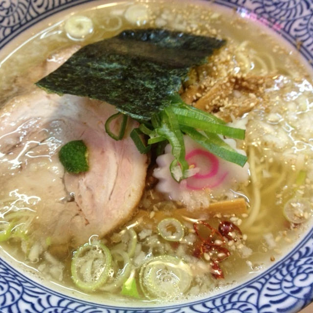 【荏原中延】多賀野 粟國の塩そばとつけ麺