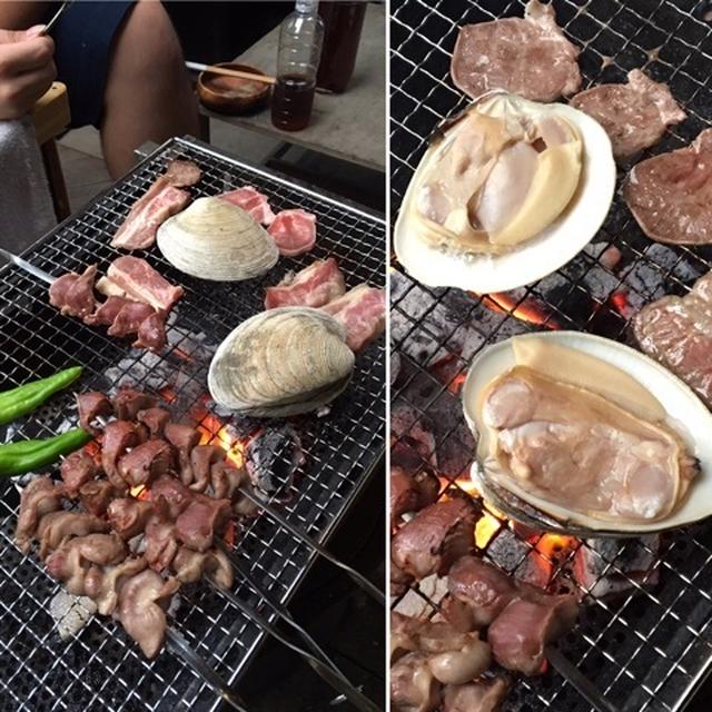 空の下から小屋ん中