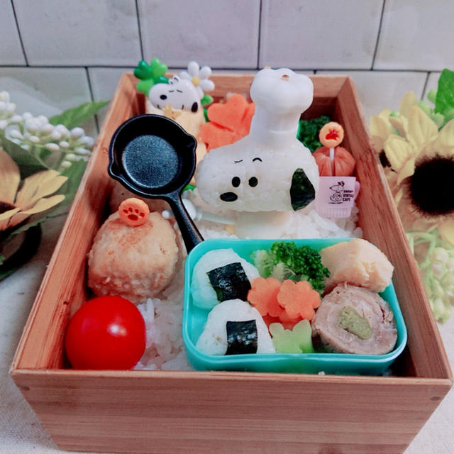 ミニおにぎり弁当でおままごと弁当〖おままごと弁当＊スヌーピーシェフ〗