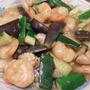 むきエビと夏野菜の炒め物