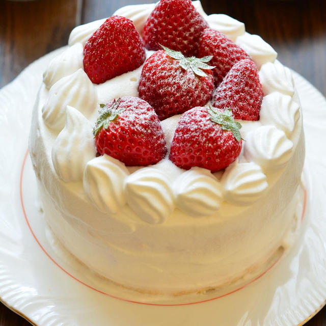 【米粉の苺ショートケーキ】ふんわり＆しっとり♡グルテンフリーケーキ