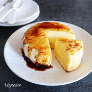 混ぜるだけで簡単！！基本材料2個でとろけるプリンケーキ
