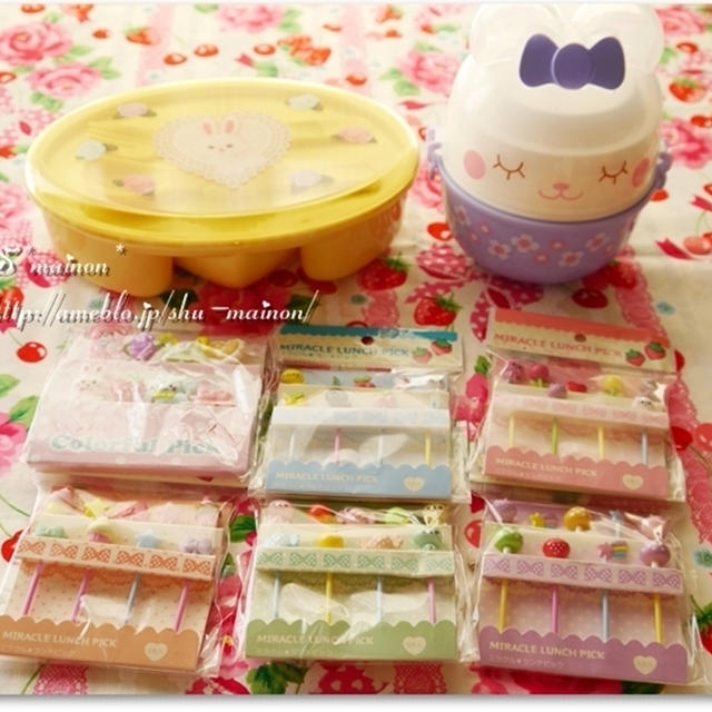 ＊スイマーのお弁当箱＆ピック☆大人買いww＊