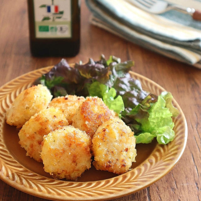 【#ハイオレイン酸ひまわり油】ほたての香草パン粉焼き