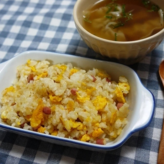 スモーク風味のチャーハン