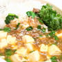麻婆飯で晩御飯　と　鉄男初節句