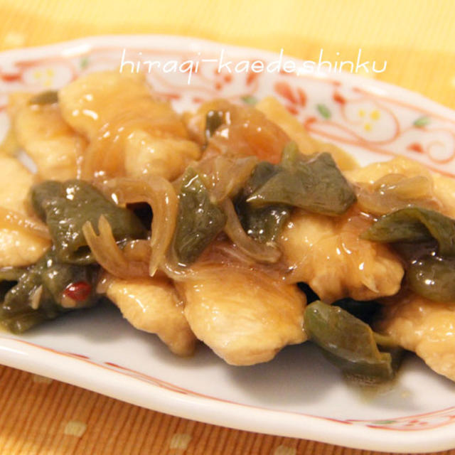揚げずに簡単！鶏むね肉とピーマンの南蛮漬け風、5日ぶり父子の会話