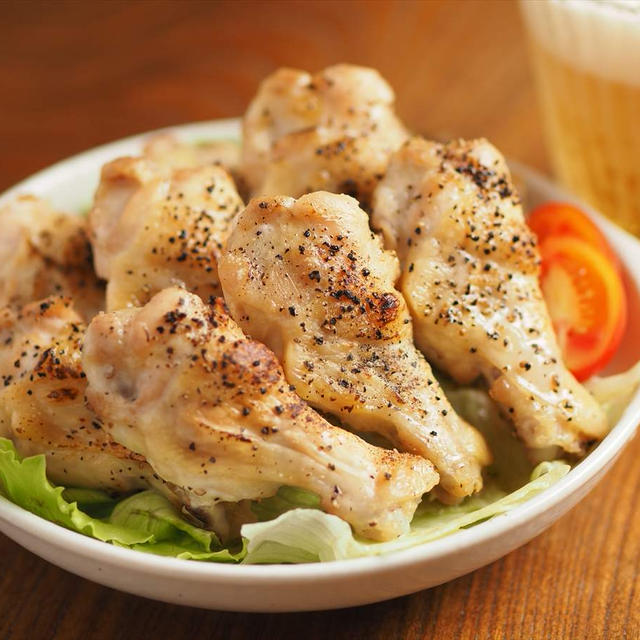 肉料理を手間とお金をかけずに美味しく食べるのはこれ！、手羽元のガーリック塩焼き