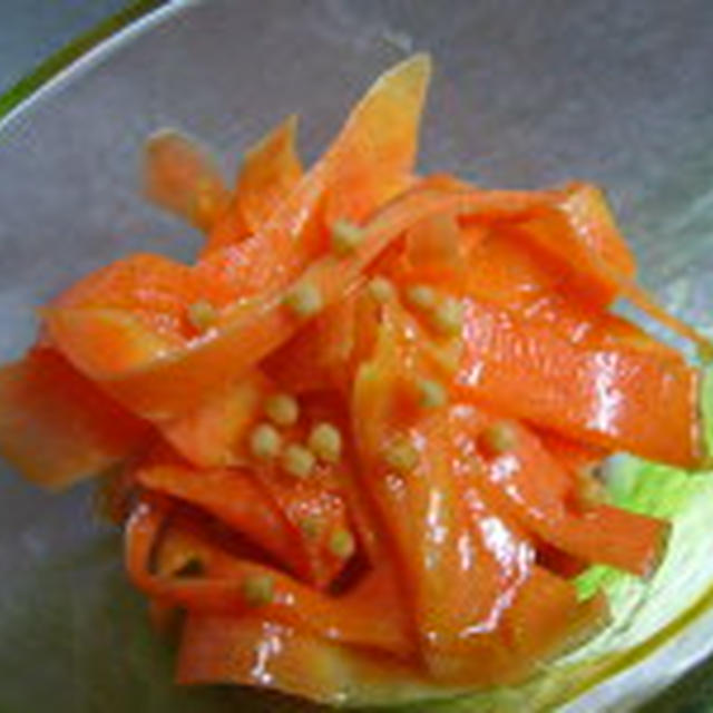 きのうのおつまみ　　にんじんサラダ