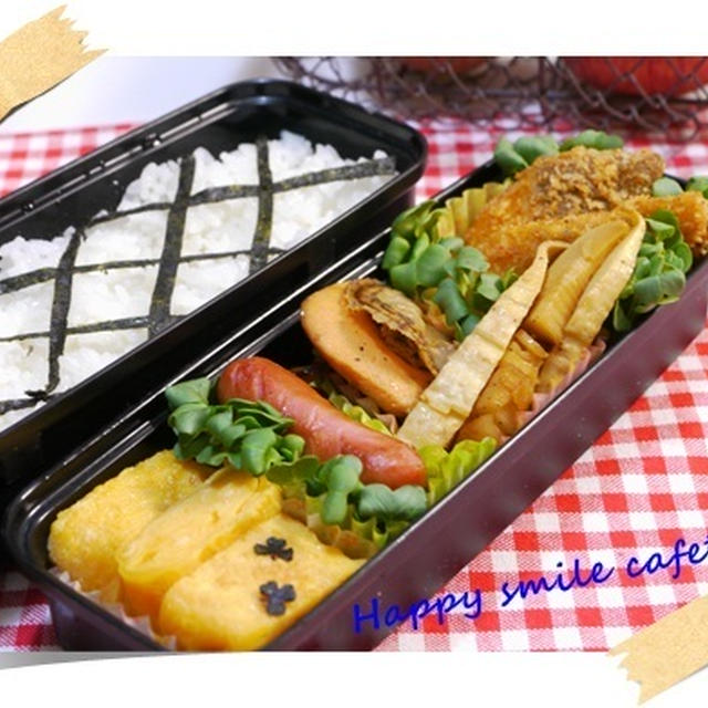 今日のおやじ弁当♪　№１