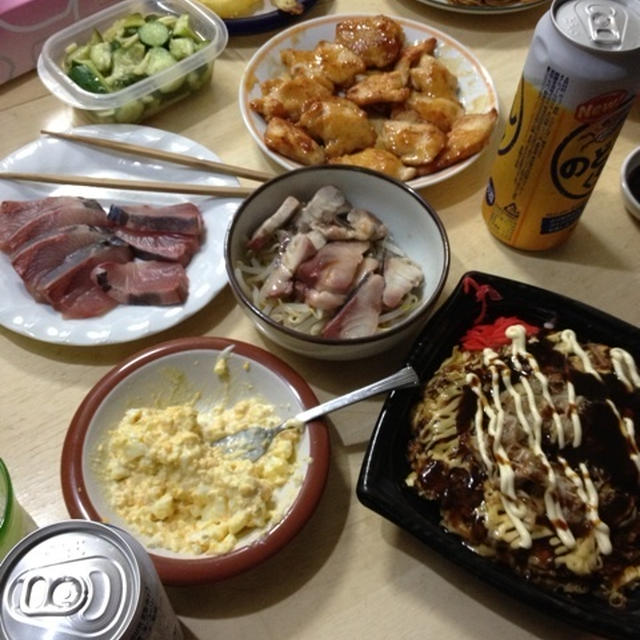 チキン南蛮・はまちのお刺身