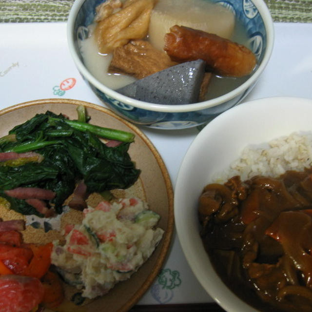 ラストおでん＋カレー