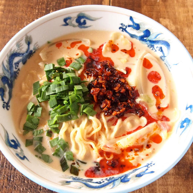 【インスタントラーメンアレンジレシピ】ヘル死ー！「豆乳坦々麺」