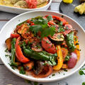 カラフル野菜がたっぷりイタリアンな夏野菜のトマト煮込み　チャンボッタ