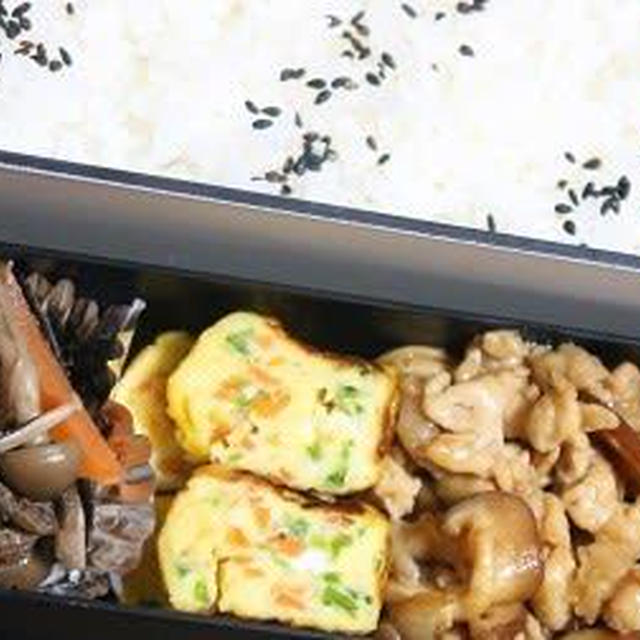 6月15日　　豚肉の甘辛炒め弁当