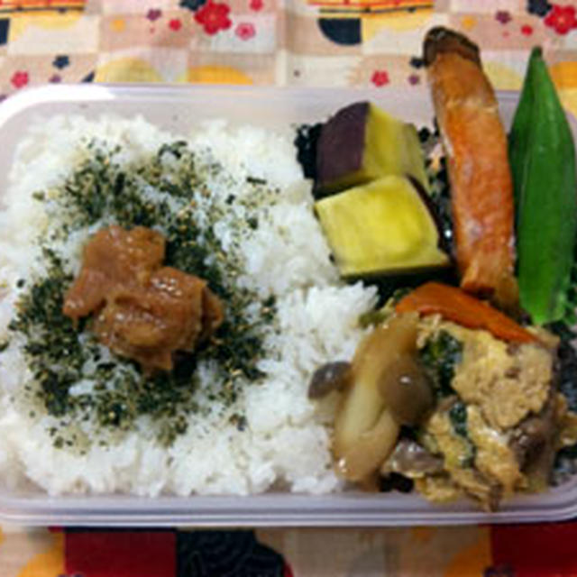 4月14日のお弁当 すき焼き卵とじ弁当 By くろろさん レシピブログ 料理ブログのレシピ満載