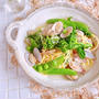 旨味を全部いただきます♫あさりと春野菜で！塩バタースープスパ