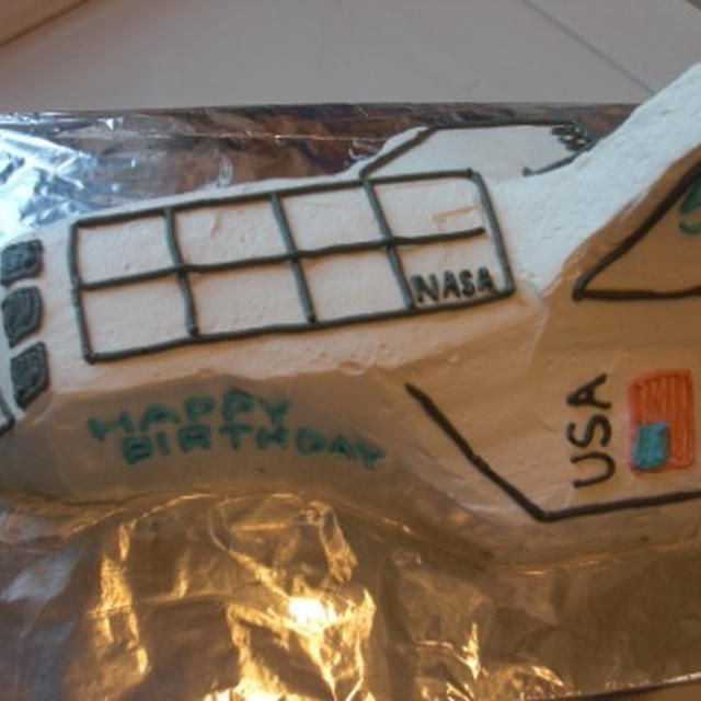 Space Shuttle Cake, again